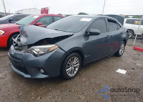 2014 Toyota Corolla Le Plus from USA, damaged, VIN 5YFBURHE2EP107923